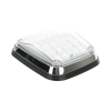 luz de advertencia de 8 x 6", color claro, sae, ip67, ideal para ambulancias