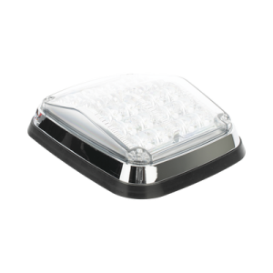 luz de advertencia de 8 x 6", color claro, sae, ip67, ideal para ambulancias