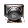 bocina de uso rudo, de 100 w, alto rendimiento y base en aluminio, 8 ohms de impedancia
