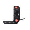 sirena/bocina compacta para motocicleta de 50 watts, incluye controlador