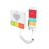 intercomunicador sip wi fi para hospital/asilos, 6 botones, antibacterial, 1 relevador integrado