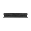 patch panel zmax with jack utp cat6a 24 port 1u black
