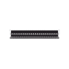 patch panel z max de 24 puertos, blindado, precargado con jacks categoria 6a, plano, 1ur