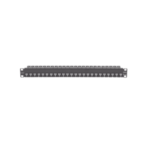 patch panel z max de 24 puertos, blindado, precargado con jacks categoria 6a, plano, 1ur