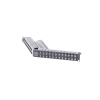 patch panel z max de 48 puertos, blindado, precargado con jacks categoría 6a, angulado, 1ur