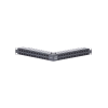 patch panel z max de 48 puertos, blindado, precargado con jacks categoría 6a, angulado, 1ur