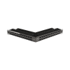 patch panel z max de 48 puertos, blindado, precargado con jacks categoría 6a, angulado, 1ur