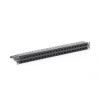 patch panel z max de 48 puertos, blindado, precargado con jacks categoría 6a, plano, 1ur