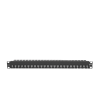 patch panel utp z max de 24 puertos, precargado con jacks categoría 6, plano, 1ur