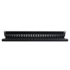 patch panel utp z max de 24 puertos, precargado con jacks categoría 6, plano, 1ur
