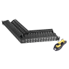 patch panel utp z max precargado con jacks categoría 6, de 48 puertos, angulado, 1ur