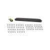 patch panel utp z max de 48 puertos, precargado con jacks categoría 6, plano, 1ur