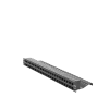 patch panel utp z max de 48 puertos, precargado con jacks categoría 6, plano, 1ur