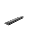 patch panel utp z max de 48 puertos, precargado con jacks categoría 6, plano, 1ur
