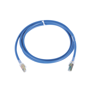 patch cord z max cat6a utp, cm, 7ft, color azul, versión bulk (sin empaque individual)