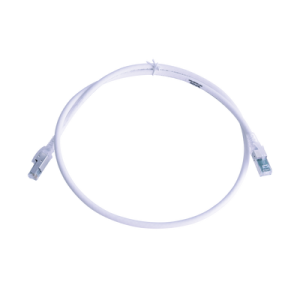 patch cord z max cat6a s/ftp, cm/ls0h, 3ft, color blanco, versión bulk (sin empaque individual)