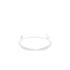 patch cord z max cat6a s/ftp, cm/ls0h, 5ft, color blanco, versión bulk (sin empaque individual)