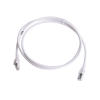 patch cord z max cat6a s/ftp, cm/ls0h, 5ft, color blanco, versión bulk (sin empaque individual)