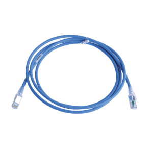 patch cord z max cat6a s/ftp, cm/ls0h, 7ft, color azul, versión bulk (sin empaque individual)