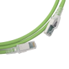 patch cord z max cat6a s/ftp, cm/ls0h, 7ft, color verde