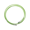 patch cord z max cat6a s/ftp, cm/ls0h, 7ft, color verde