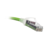 patch cord z max cat6a s/ftp, cm/ls0h, 7ft, color verde, versión bulk (sin empaque individual)