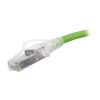patch cord z max cat6a s/ftp, cm/ls0h, 7ft, color verde, versión bulk (sin empaque individual)