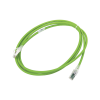 patch cord z max cat6a s/ftp, cm/ls0h, 7ft, color verde, versión bulk (sin empaque individual)
