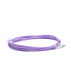 patch cord z max cat6a s/ftp, cm/ls0h, 7ft, color violeta, versión bulk