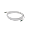 patch cord z max cat6a s/ftp, cm/ls0h, 10ft, color blanco, versión bulk (sin empaque individual)