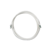 patch cord z max cat6a s/ftp, cm/ls0h, 50ft, color blanco