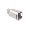 plug rj45 cat6a blindado, terminación en campo, compatible con todas las categorías, sin clip protector de seguro