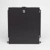 caja de zona (punto de consolidación), de 24 puertos, ideal para soportar cableado en una gran variedad de áreas de trabajo, compatible con conectores max, z max, o tera, color negro