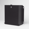 caja de zona (punto de consolidación), de 24 puertos, ideal para soportar cableado en una gran variedad de áreas de trabajo, compatible con conectores max, z max, o tera, color negro