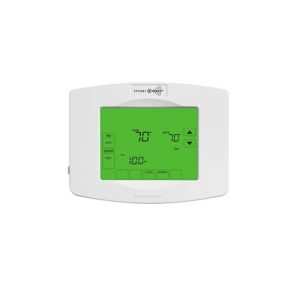 termostato con señal inalambrica z wave inteligente para automatización del clima, ideal para panel de alarma l5210, l7000 o serie vista con total connect.