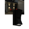 lámpara arbotante 6 w 330 lm / dimensiones 141 x 80 mm / 85 265 vca~ 50/60hz / luz cálida 2 700 k / uso en exterior ip 54.