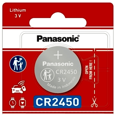 batería de litio tipo moneda 3v / cr2450/ tira c/5pz (no recargable) batería de litio tipo moneda 3v / cr2450/ tira c/5pz (no recargable)