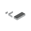 kit para instalar en rack switches usw pro max 16 poe o usw pro max 16, 1ur, con base para fuente de alimentación y cable