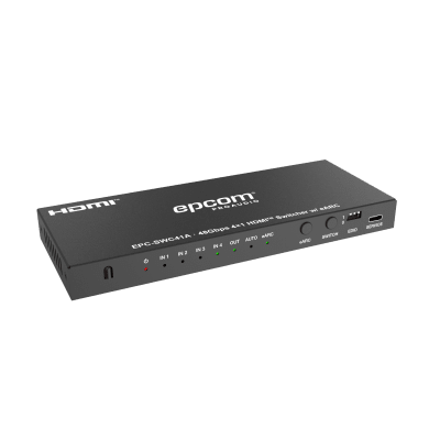 switch hdmi 4x1 | 8k@60hz 4:2:0 | 48 gbps | arc/earc | extracción de audio | gestión edid | control cec switch hdmi 4x1 | 8k@60hz 4:2:0 | 48 gbps | arc/earc | extracción de audio | gestión edid | control cec