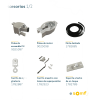 kit para convertir, automatizar y controlar sus cortinas tradicionales (riel 4.8m, 65 kilos), motor inteligente. integre con alexa y control remoto desde su app.