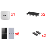kit solar interconexion / 5kw 220vca / inversor huwaei / montaje incluido