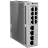 switch industrial ekit / 8 puertos poe+ gigabit + 2 sfp + 2 sfp+ / montaje en riel din / fuente redundante 1+1 : 54 a 57 vcd / libre de licenciamiento / gestión gratuita desde la nube / presupuesto poe 220 w