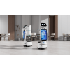 robot de entrega automatizado / Área de cobertura máxima 200*200㎡ / velocidad de movimiento ajustable 0.1~1.0 m/s / colaboración multi robot hasta 20 robots / batería de ion de litio ternaria / pantalla de publicidad 18.5 pul