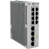 switch industrial ekit / 8 puertos gigabit + 2 sfp + 2 sfp+ / montaje en riel din / fuente redundante 1+1 : 9.6 a 50 vcd / libre de licenciamiento / gestión gratuita desde la nube