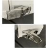 caja impermeable de fibra de vidrio, 6.77" (17.19cm) alto x 6.77" (17.19cm) ancho x 4.06" (10.31cm) profundidad, con ventanilla, listado ul/cul, hecho en ee.uu, serie enviroarmour®