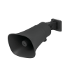 unifi protect ai horn speaker, altavoz ip 120 db, poe+, alerta ai avanzada, montaje pared, esquina y poste, ip66, color negro