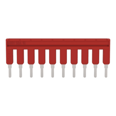puente de 10 polos aislado / 800 v / 25 a / rojo / compliant rohs puente de 10 polos aislado / 800 v / 25 a / rojo / compliant rohs