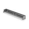 uacc rack patch panel blank 24 puertos – panel patch keystone 1u con barra de gestión de cables y estética uniforme