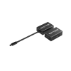 extensor mini 4k120hz usb c a hdmi | transmisión 18 gbps | distancia 60m 4k@60hz | hdr10 / hdcp 2.2 | protección esd ±8kv | alimentación por fuente de señal