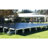 tarima modular para escenario | 2 metros x 1 metro | aluminio
